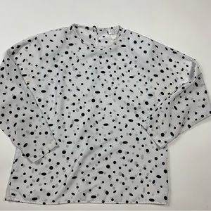 Vintage 90s Retro Long Sleeve Blouse